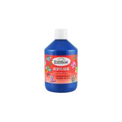 ACRYLIQUE MATE 500 ML BLEU FONCÉ - Bleu foncé
