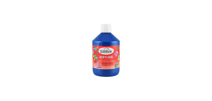 ACRYLIQUE MATE 500 ML BLEU FONCÉ - Bleu foncé