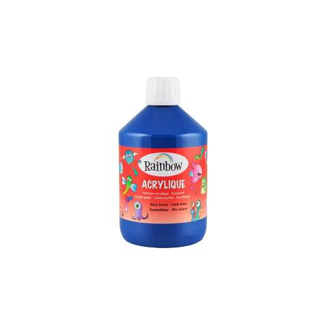 ACRYLIQUE MATE 500 ML BLEU FONCÉ - Bleu foncé