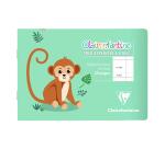 Clairefontaine Clairenfantine Writing Notebook - A6 Landscape - 32 Pages - Double Line 5mm with Margin - Assortment