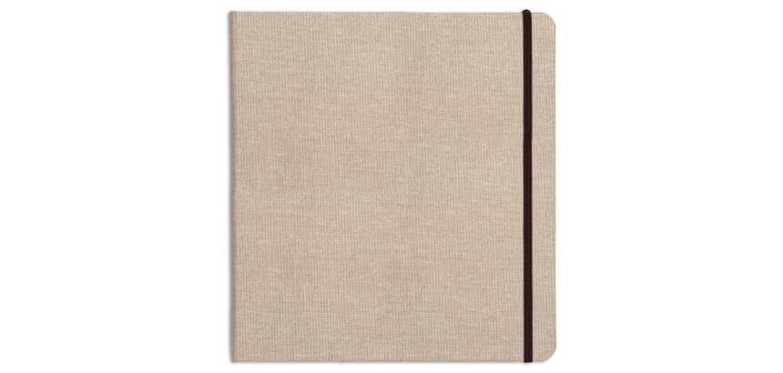 Goldline Voyage carnet toilé 32F 30x30cm 180g - Naturel