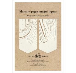 Tulip paper, Set de 2 marque-pages magnétiques 10,5x15,5cm