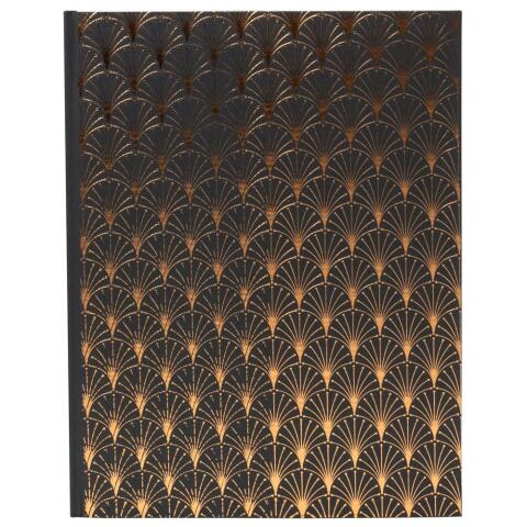 Libros de firmas NEO DECO 27x22 cm - 100 páginas lisas - Negro