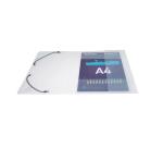 Chemise à élastique 3 rabats Polypropylène 5/10e Crystal - A4 - Cristal