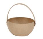 Petit panier arrondi 11x10x11,5cm - Kraft
