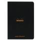Cahier piqué Rhodia Classic 21x29,7 cm 96 pages dot non détachables 80g - Noir
