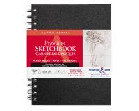 Alpha Series carnet spiralé 50F 15,2x20,3cm 150g - Blanc