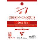 Dessin Croquis bloc spiralé 30F 9x12cm 120g