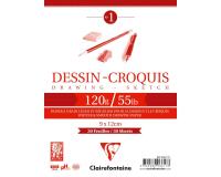 Dessin Croquis bloc spiralé 30F 9x12cm 120g