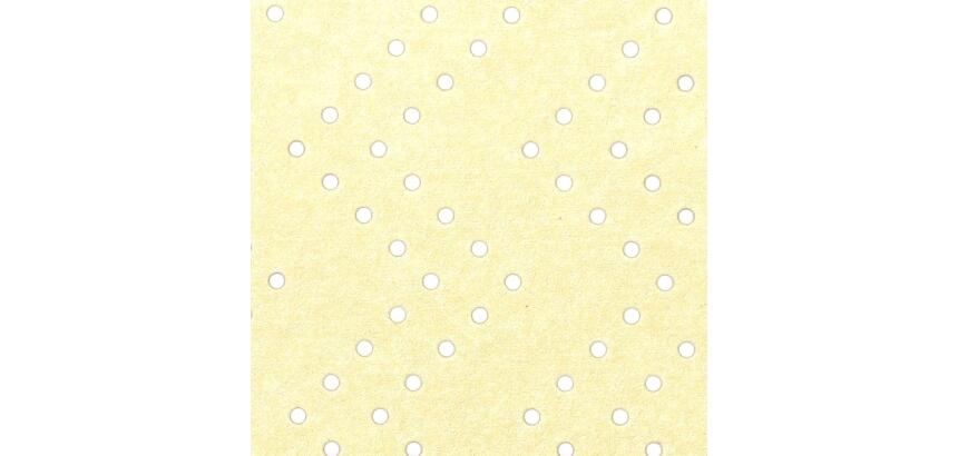 PAPIER ARTISANAL, Étui de 10 feuilles au format 50x70cm - Perforé jaune