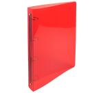 Classeur 4 anneaux plastifié Exacompta Crystal A4 maxi - Dos 3 cm couleurs assorties