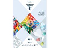 PAPIER BLANC, Bloc de 60 feuilles 90g/m² au format 21x29,7cm - Blanc