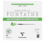 Fontaine Extra Blanc Grain Torchon bloc collé 4 côtés 15F 20x20cm 300g