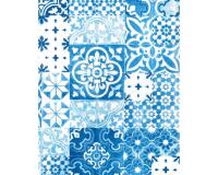904 - Pochette 20 feuilles Décopatch - Bleu
