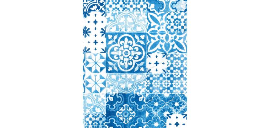 904 - Pochette 20 feuilles Décopatch - Bleu