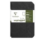 Set de 2 carnets piqués Age Bag 9x14 96 pages uni - Noir