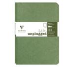 Set de 2 carnets piqués Age Bag A5 96 pages uni - Vert