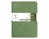 Set de 2 carnets piqués Age Bag A5 96 pages uni - Vert