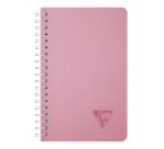 Carnet reliure intégrale Linicolor ESSENCE 11x17 cm 100 pages petits carreaux couverture plastique polypropyène rainuré - Assortis