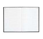 Registre 340X225 Quadrillé 400 pages foliotées - Noir toilé