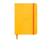 Rhodiarama carnet souple A6 144 pages ligné pap ivoire 90g fermeture élastique - Jonquille