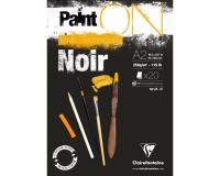 Paint'ON Noir bloc collé 20F A2 250g