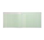 Registre 29,7x38cm à tête paresseuse 15 colonnes sur 1 page - 35 lignes - 200 pages