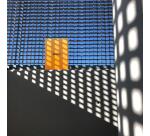 Bloc agrafé Rhodia N°19 21x31,8 cm 80 feuillets ligné avec marge 80g - Orange