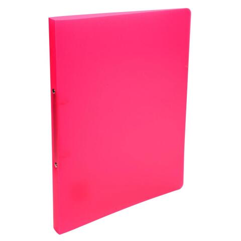 Carpeta Exacompta 2 anillas 15mm polipropileno Crystal Colours - A4 - Rojo