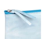 TIE&DYE Trousse plate 22 x 11 cm, bleu ciel - Bleu ciel
