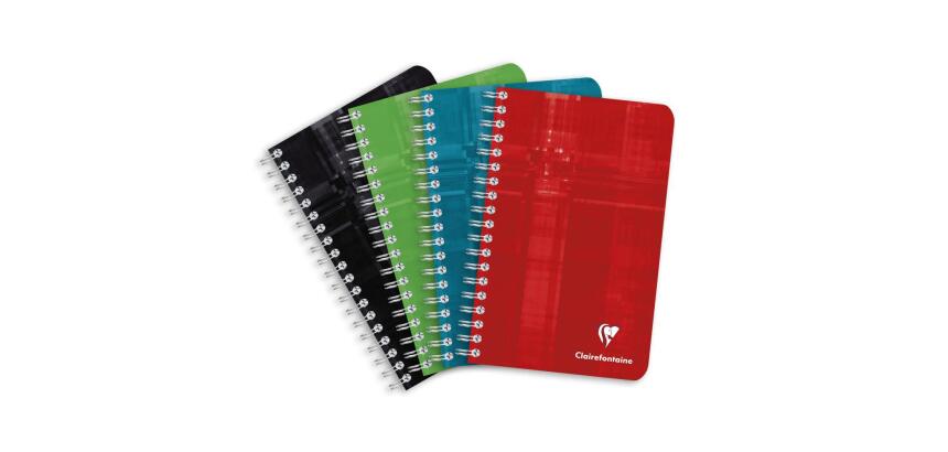 Carnet reliure intégrale 11x17 cm 180 pages uni - Assortis