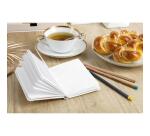 Evanescence, Carnet rembordé rigide A6 10,5x14,8 cm, 160 pages, uni, pochette à soufflet au dos, marque-page, fermeture élastique, ass. - Multicolore