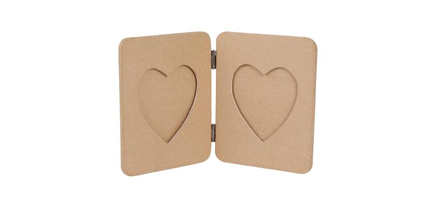 Cadre album avec coeurs - Kraft