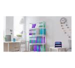 Classeur à levier Teksto Prem'Touch Dos 80mm - A4 - Couleurs assorties