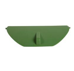 Tapa semi-circular Ecológica + compartimiento cerrado + dimensiones 200x95x20mm - Verde