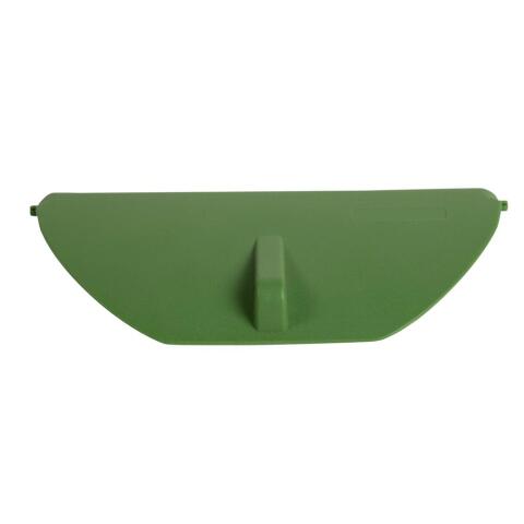 Tapa semi-circular Ecológica + compartimiento cerrado + dimensiones 200x95x20mm - Verde