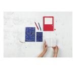 Le Mur des Je t'aime, Carnet cousu fil 7,5x12cm, 48 pages, uni.