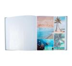 Album photo livre 60 pages blanches AutentiK - Bleu gris