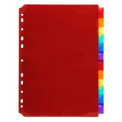 Exacompta PP Dividers, A4, 12 part - Assorted colours