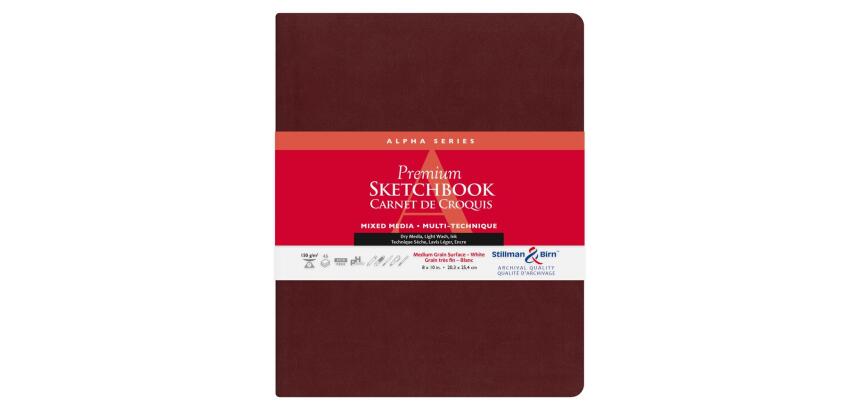 Alpha Series carnet souple 46F 20,3x25,3cm 150g - Blanc