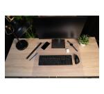 VADE/Almohadilla de escritorio flexible, PVC, 1 superficie lisa + 1 superficie granulada - HOME OFFICE - Incoloro