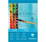 Etival bloc collé 1 côté 10F A5 200g grain fin