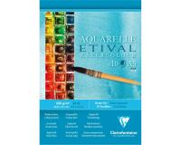 Etival bloc collé 1 côté 10F A5 200g grain fin