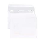 Paquet de 50 Enveloppes Blanches C6-114x162 mm - Précasées - Auto-Adhésives - 80g/m2 - Blanc