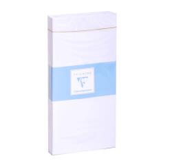 Paquet de 25 Enveloppes Blanches Doublées Triomphe DL- 110x220mm - Auto-Adhésives - 130g/m2 - Blanc
