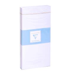 Paquet de 25 Enveloppes Blanches Doublées Triomphe DL- 110x220mm - Auto-Adhésives - 130g/m2 - Blanc