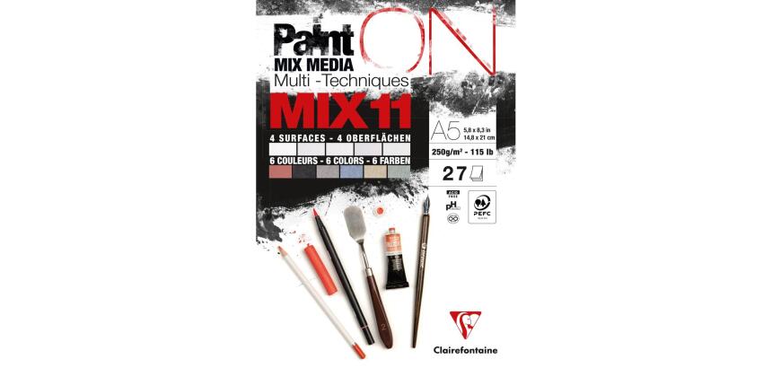 PaintON MIX11 bloc collé 27F A5 250g