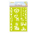 Mini Stencils, Princesses - Vert