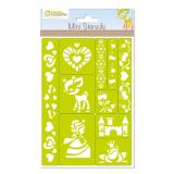 Mini Stencils, Princesses - Vert