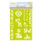 Mini Stencils, Princesses - Vert